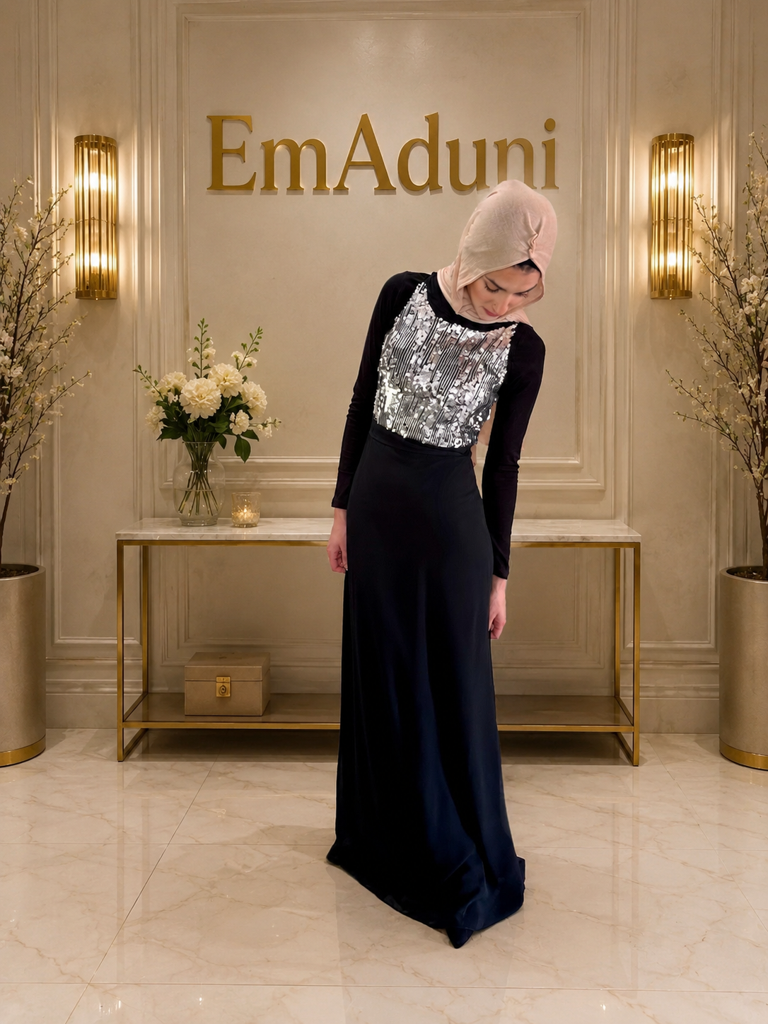 Long Black Cocktail/Party Dress 🖤