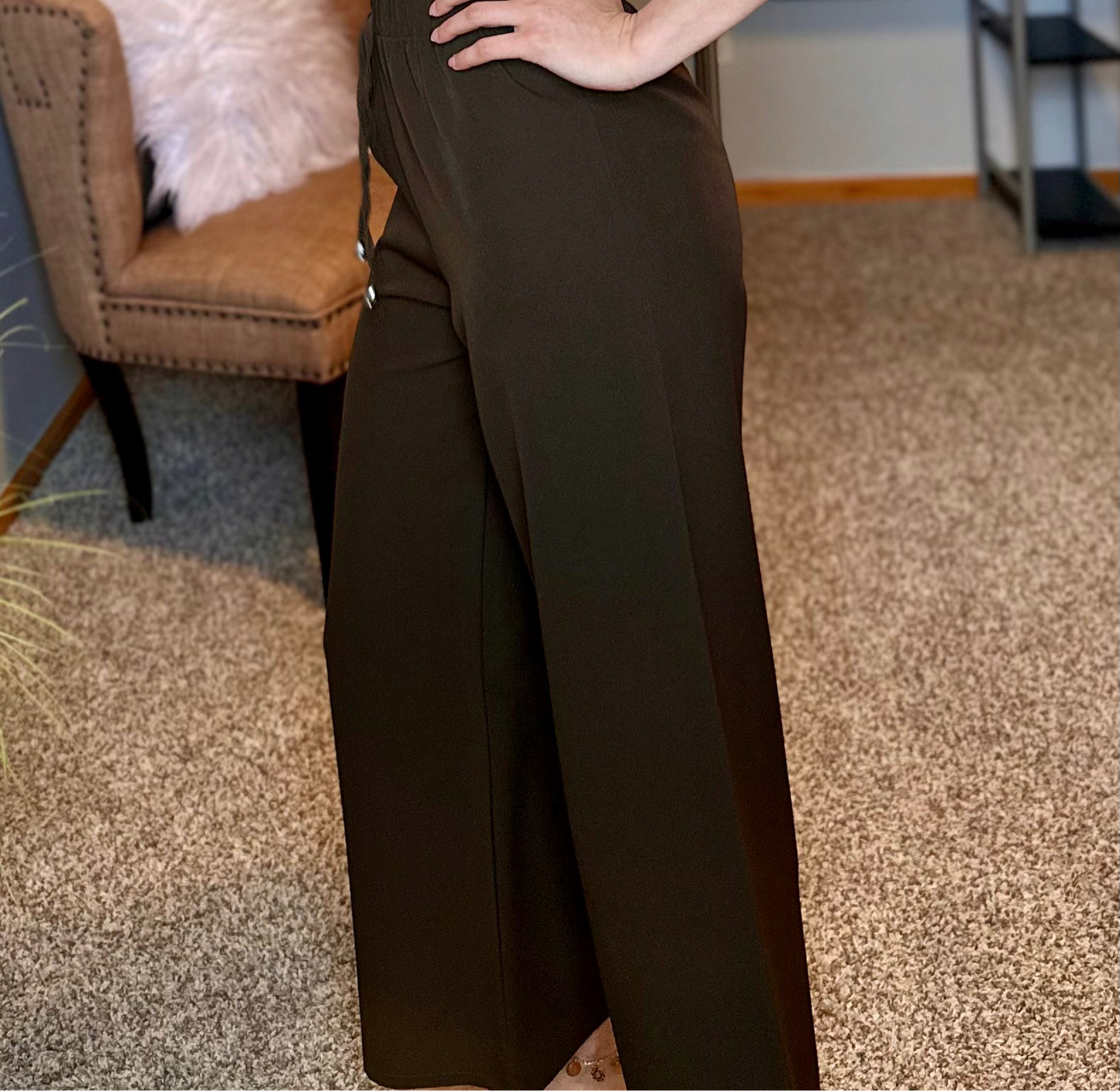 Light Draw String Loose Fit Pants