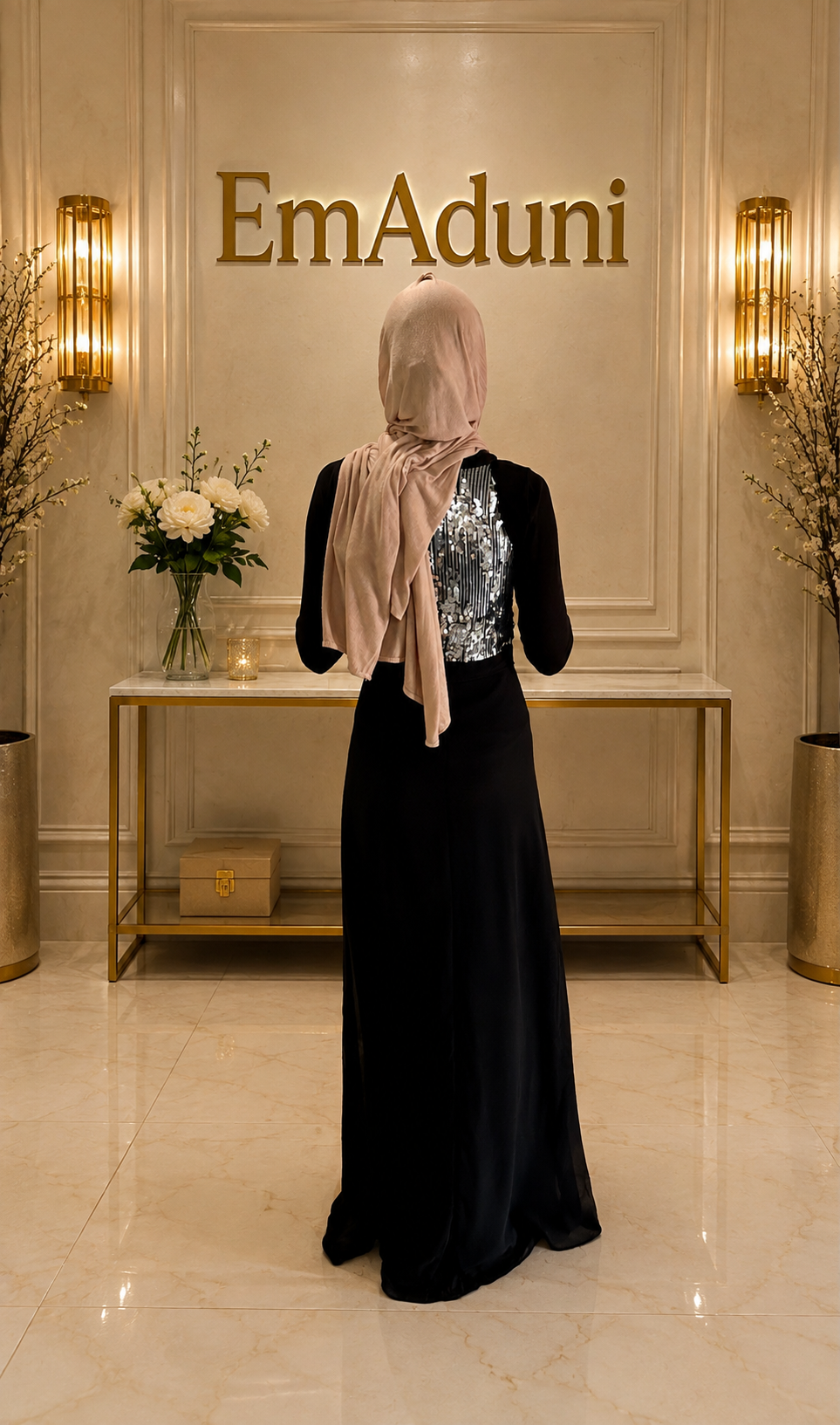Long Black Cocktail/Party Dress 🖤