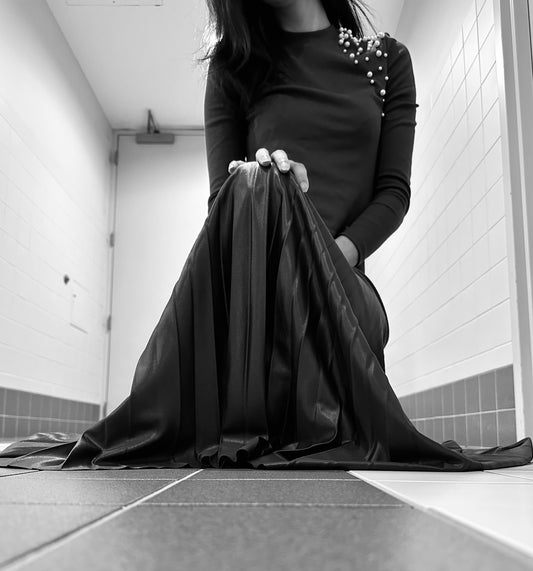 Long Silky Skirt