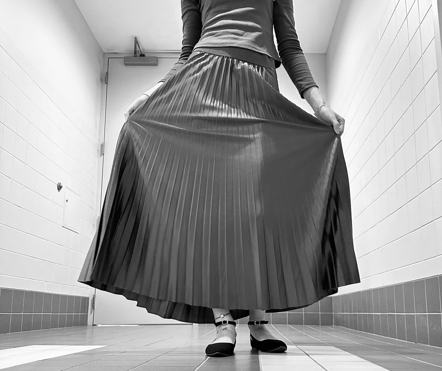 Long Silky Skirt