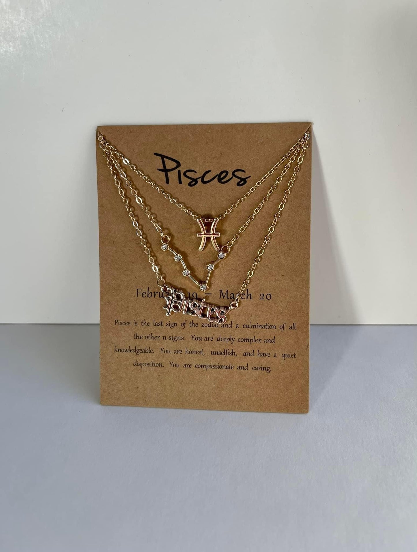 Zodiac 3 necklace pieces