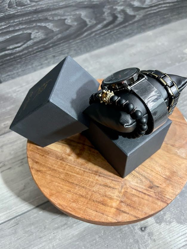 Men 3 piece watch set