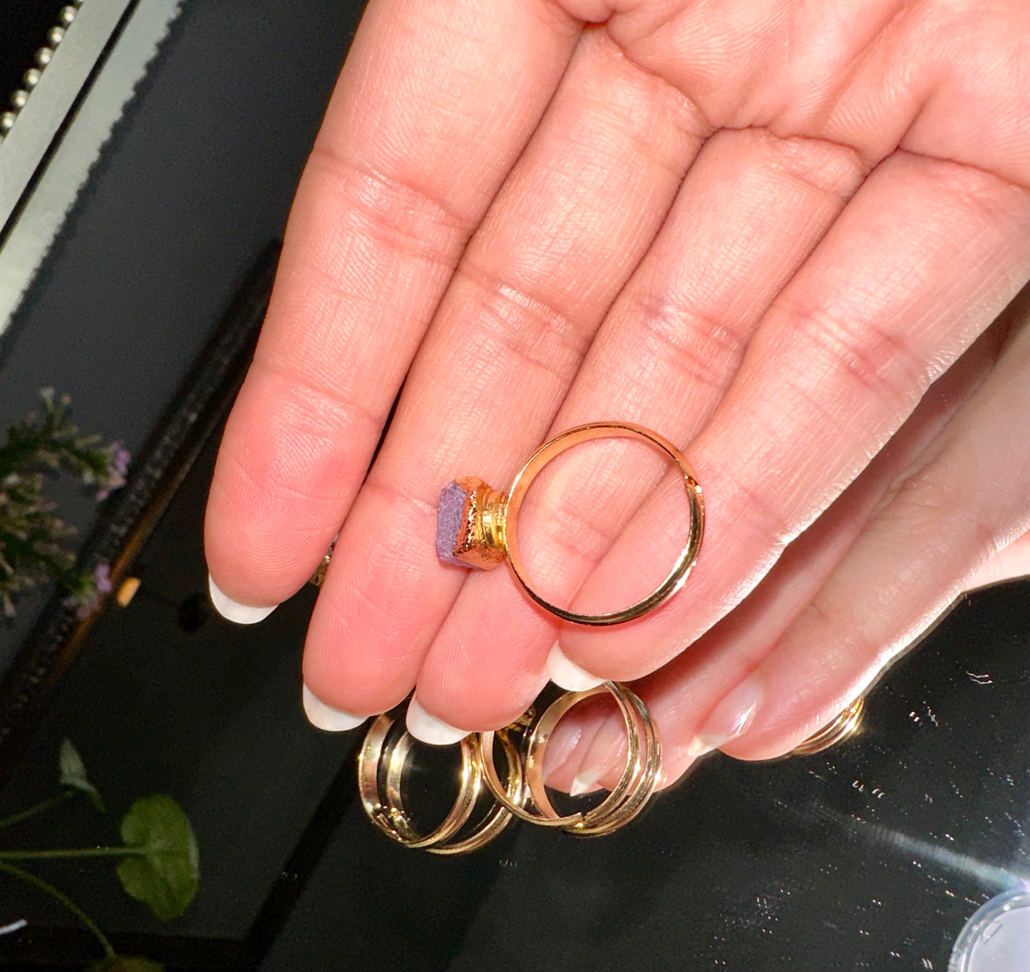 Healing Gem Gold Plated