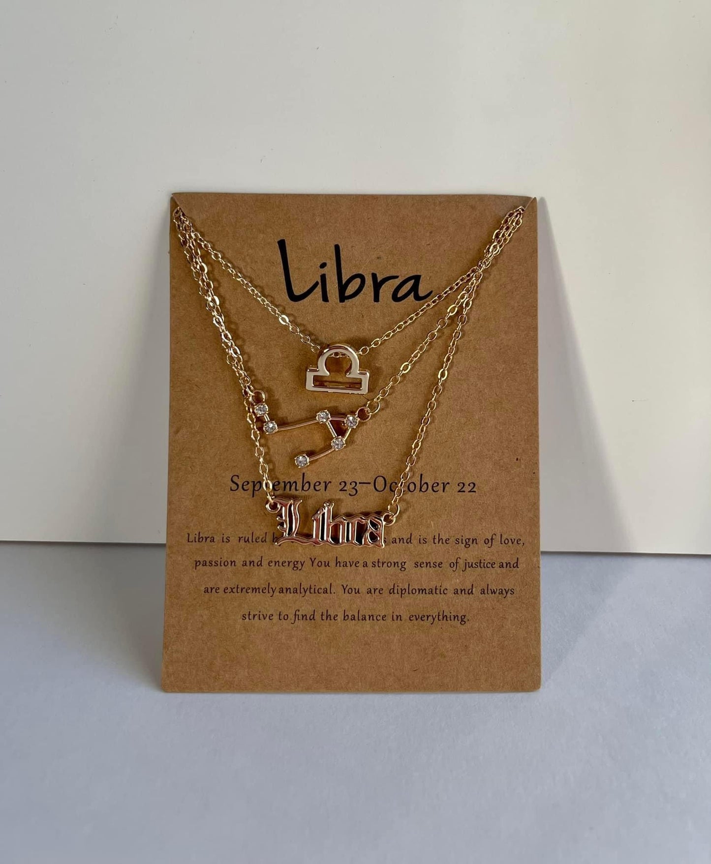 Zodiac 3 necklace pieces