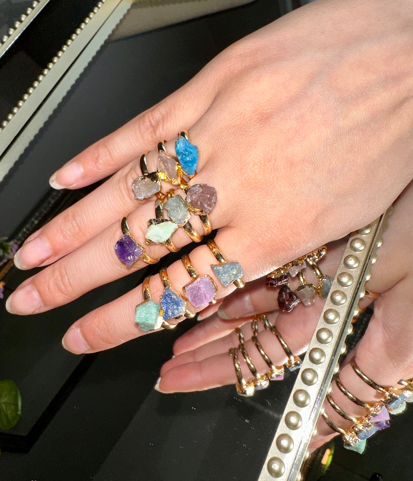 Healing Gem Gold Plated