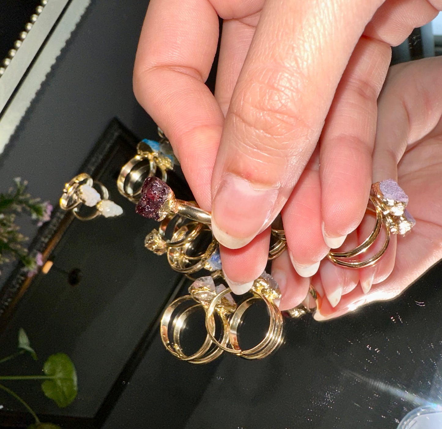 Healing Gem Gold Plated