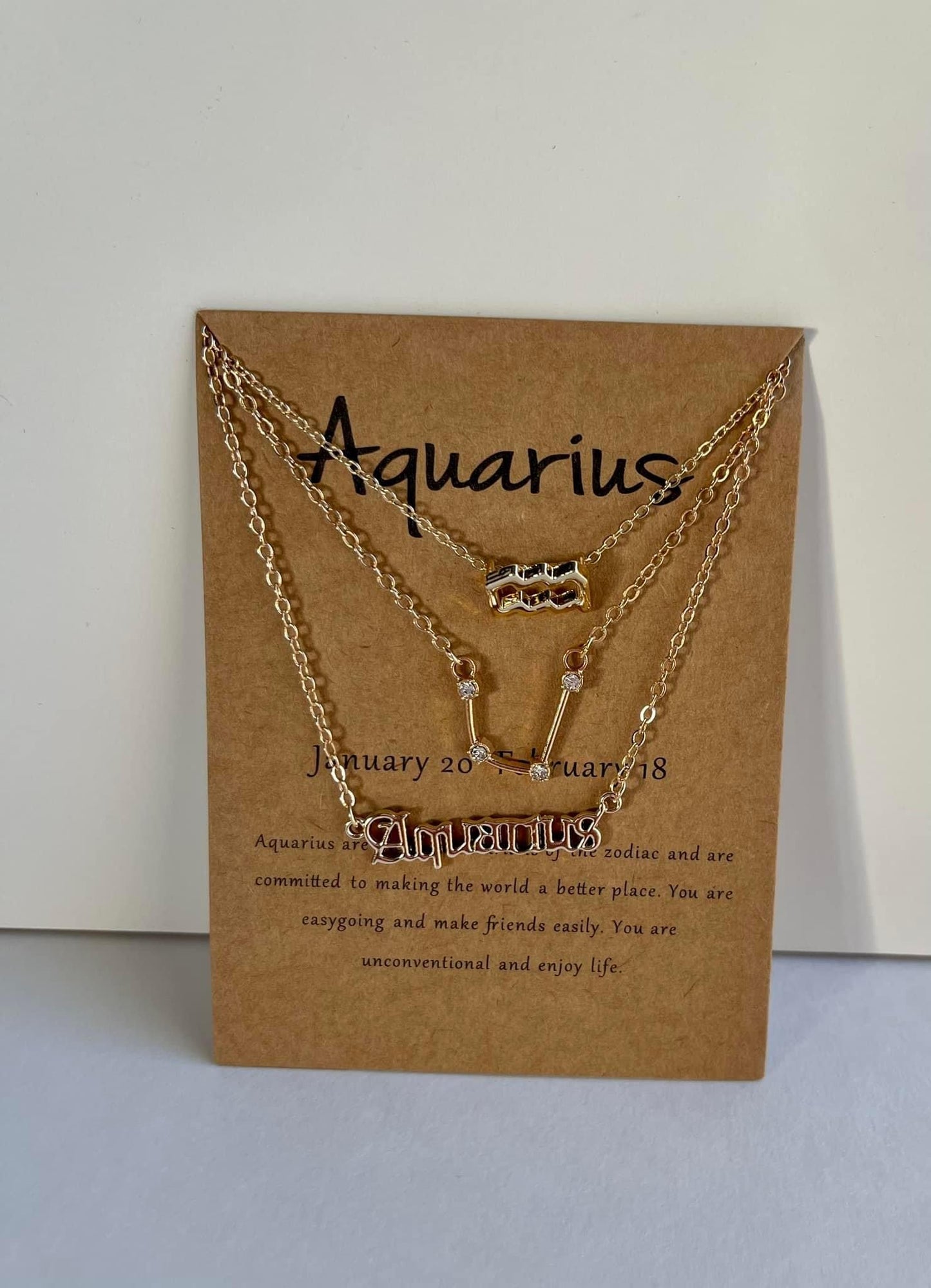 Zodiac 3 necklace pieces