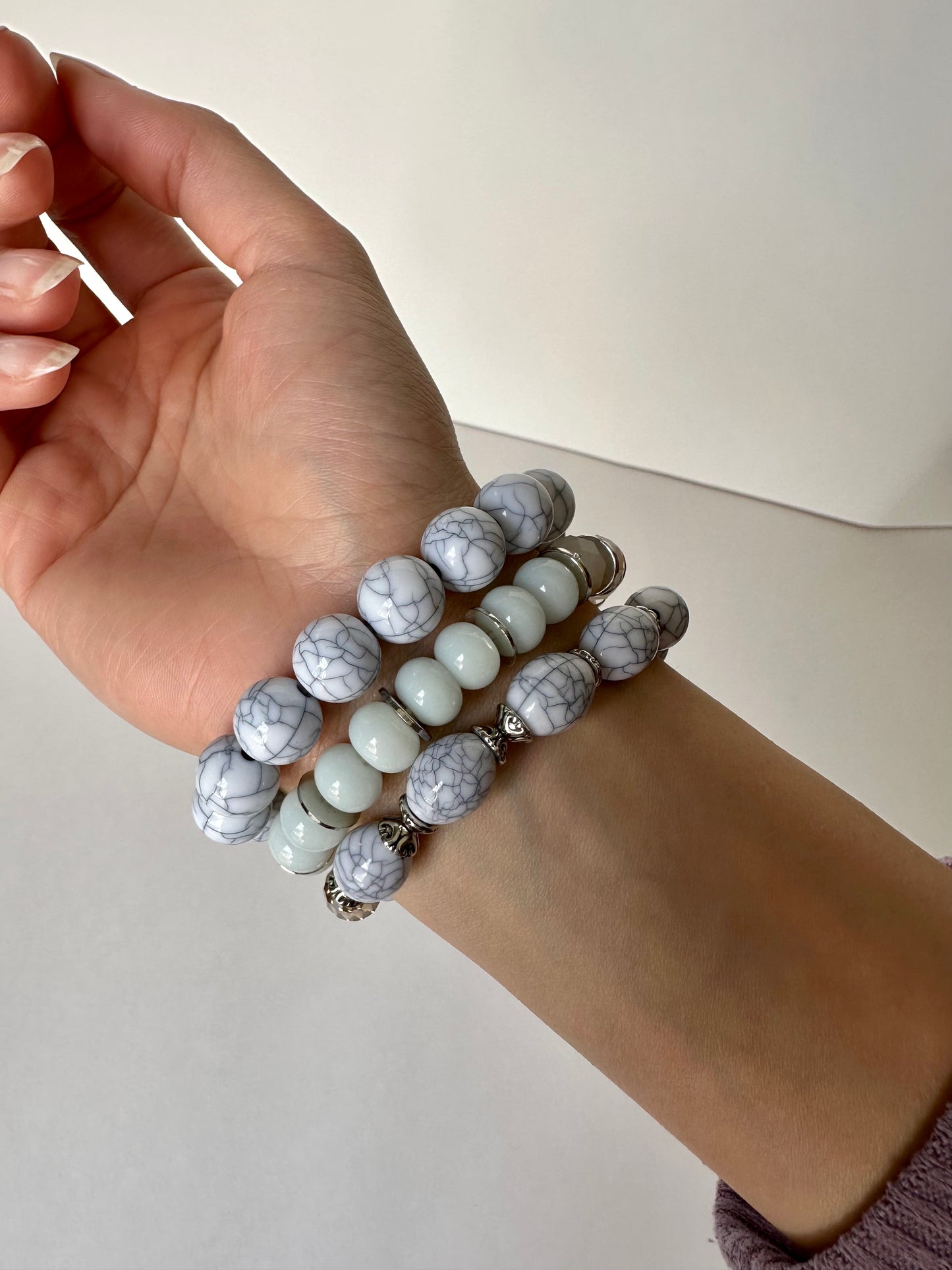 Hand Made (beaded bracelet set)