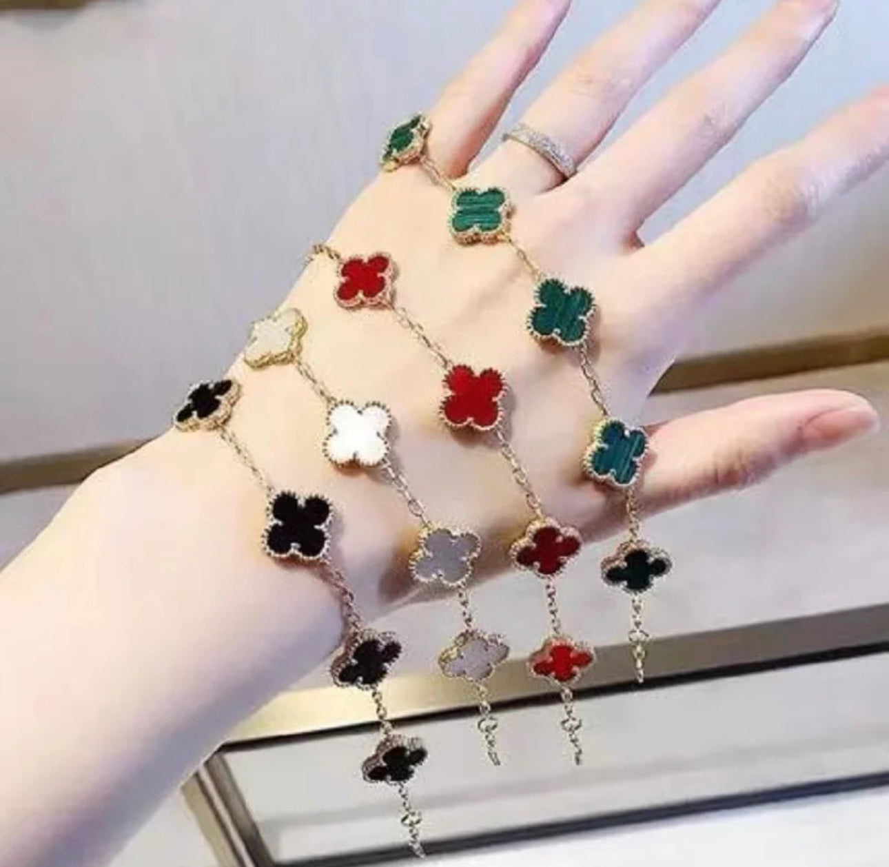 Clover Golden Color Bracelet