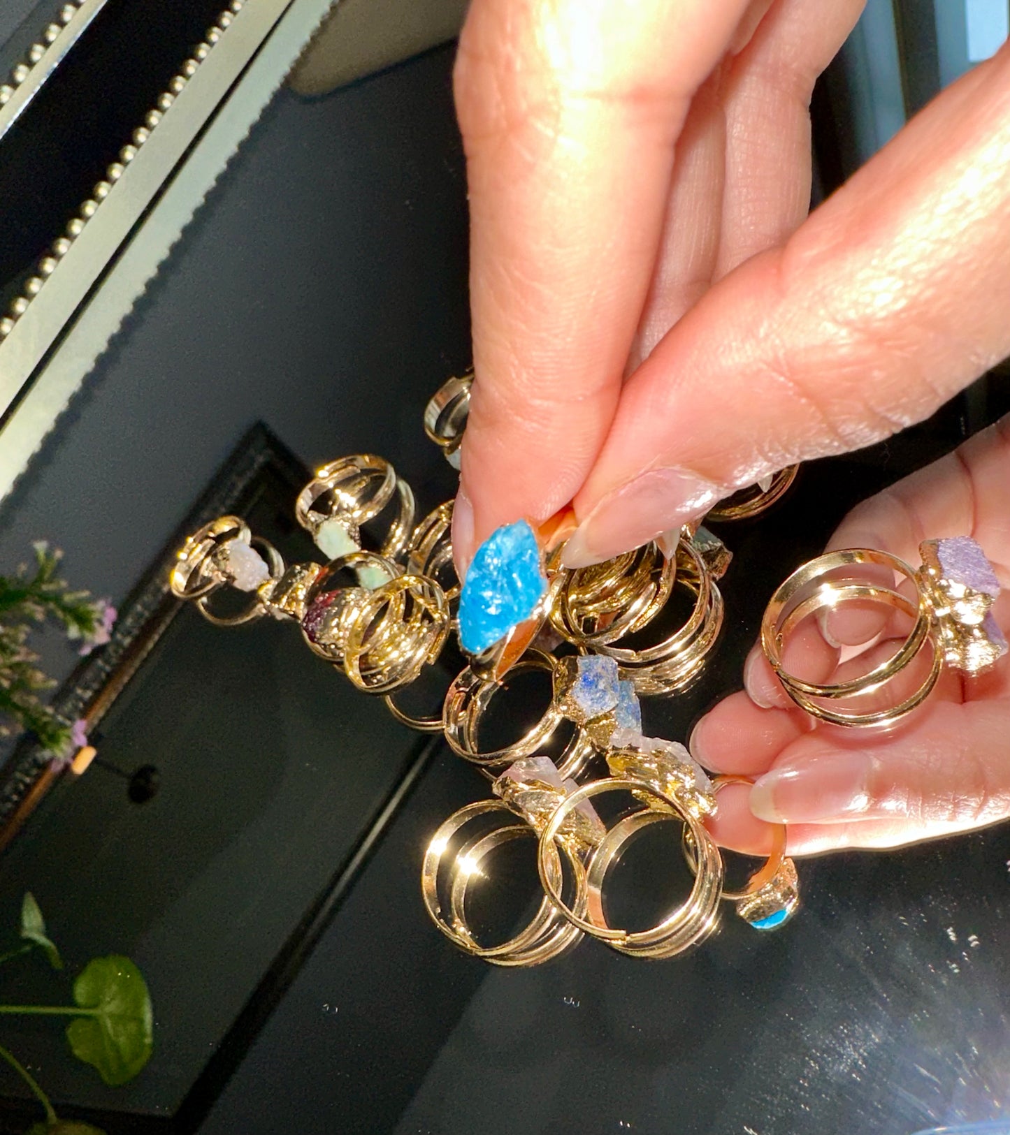 Healing Gem Gold Plated