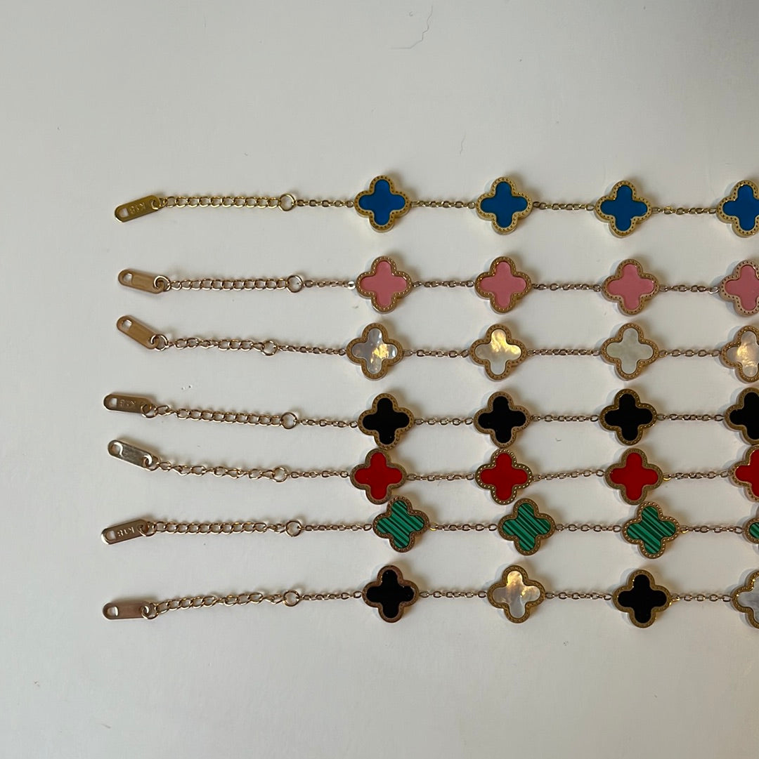 Clover Golden Color Bracelet