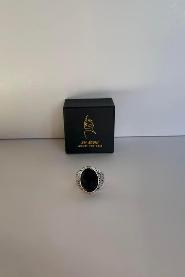 Silver/gold men’s ring