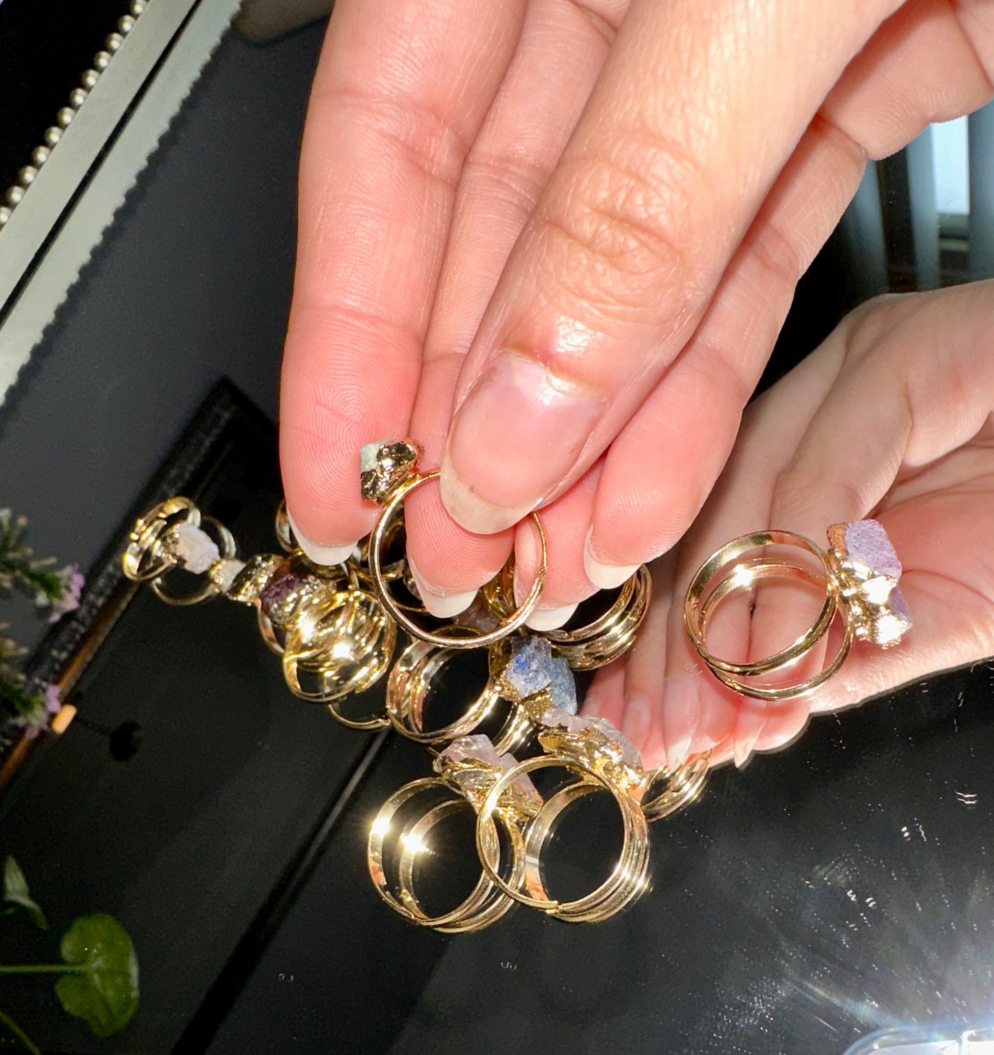 Healing Gem Gold Plated