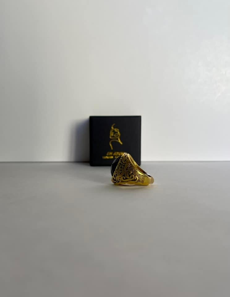 Silver/gold men’s ring