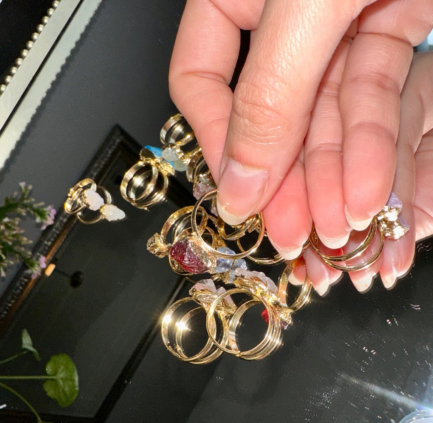 Healing Gem Gold Plated