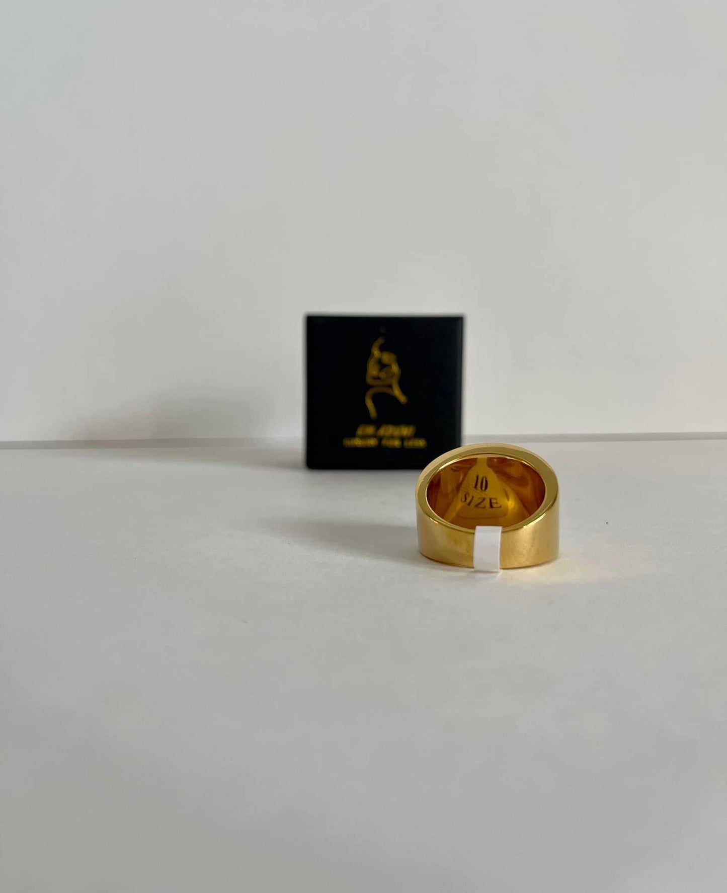 Gold Plated Stainless Steel Moonstone Opal Men/Women Vintage Ring