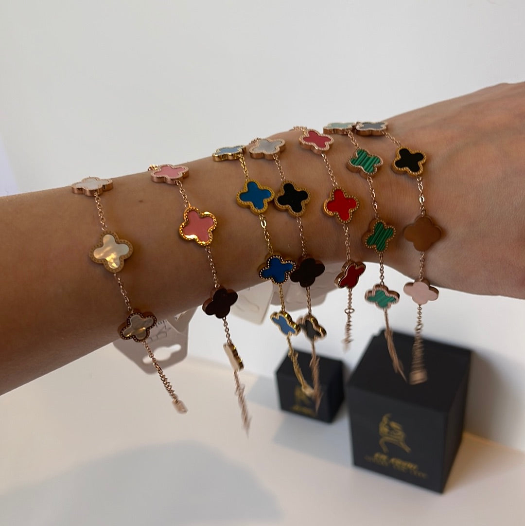 Clover Golden Color Bracelet