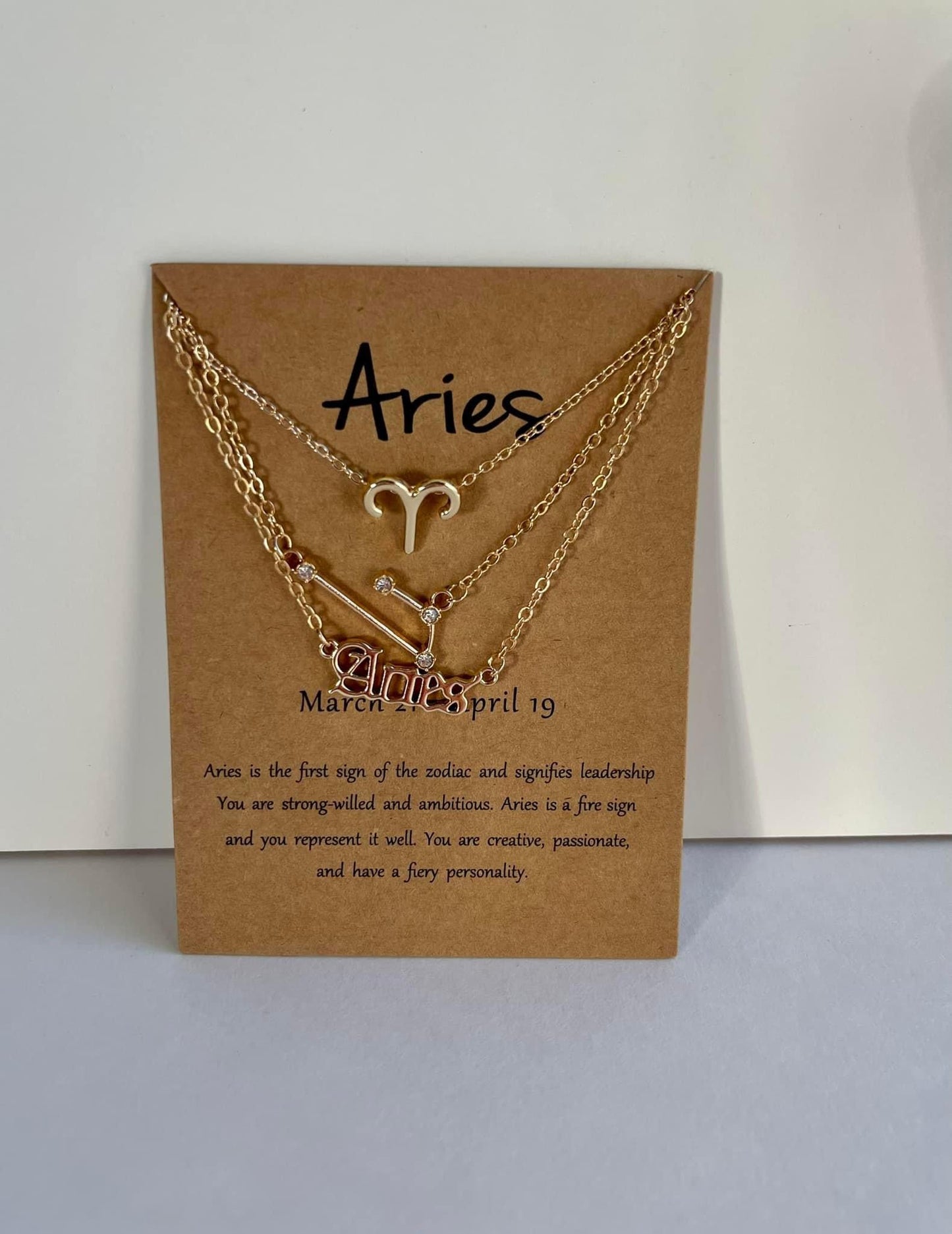 Zodiac 3 necklace pieces