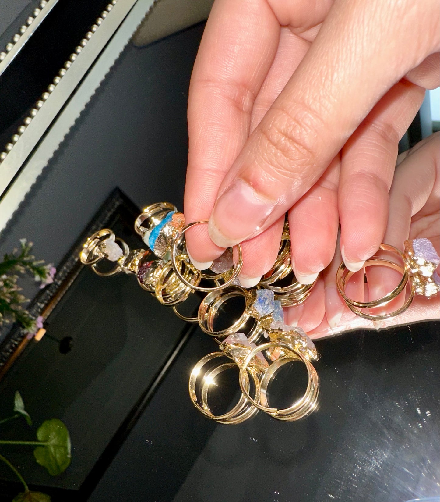 Healing Gem Gold Plated