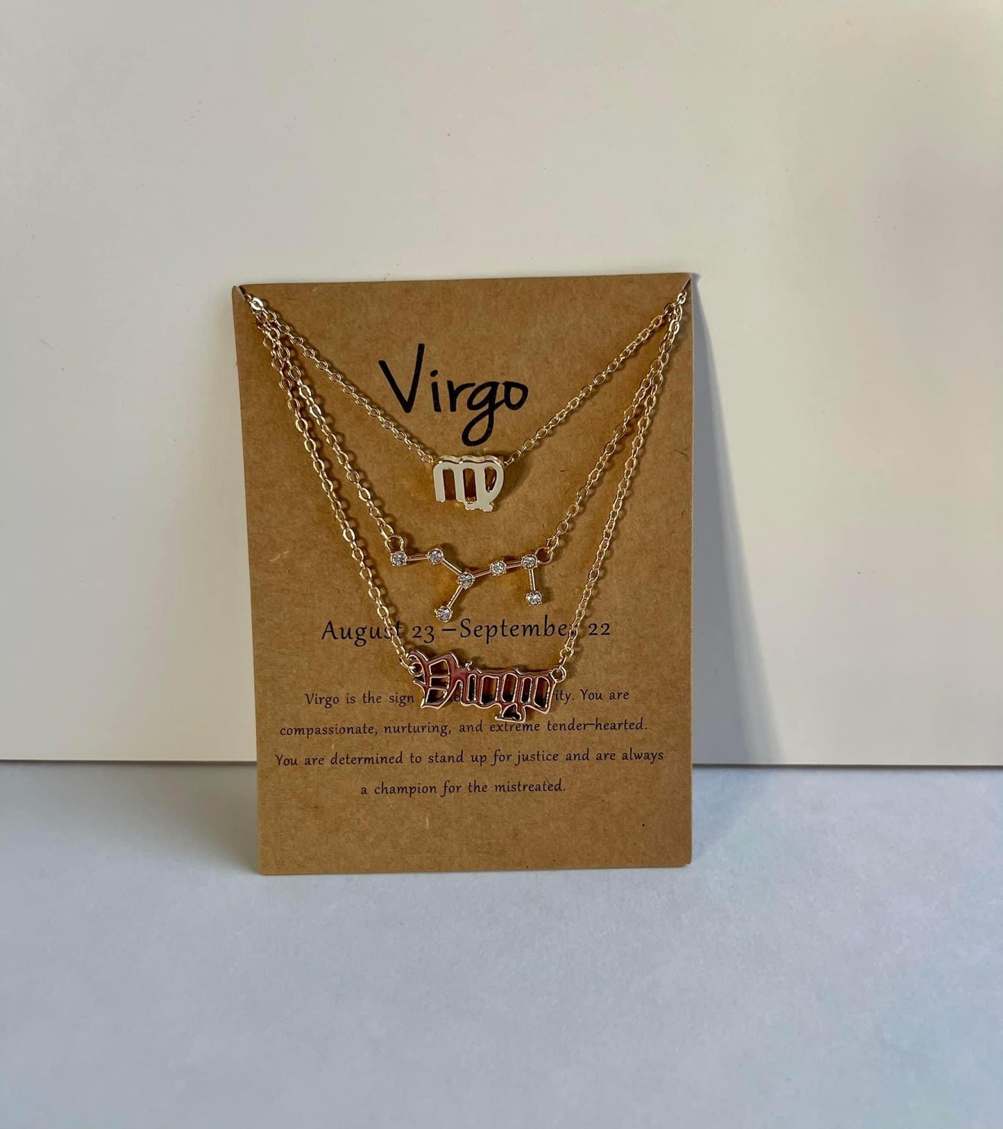 Zodiac 3 necklace pieces