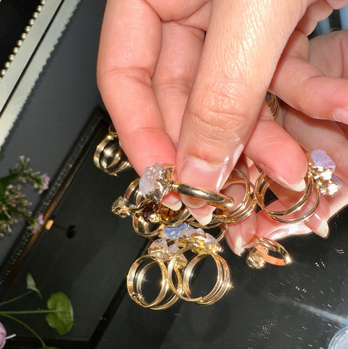 Healing Gem Gold Plated