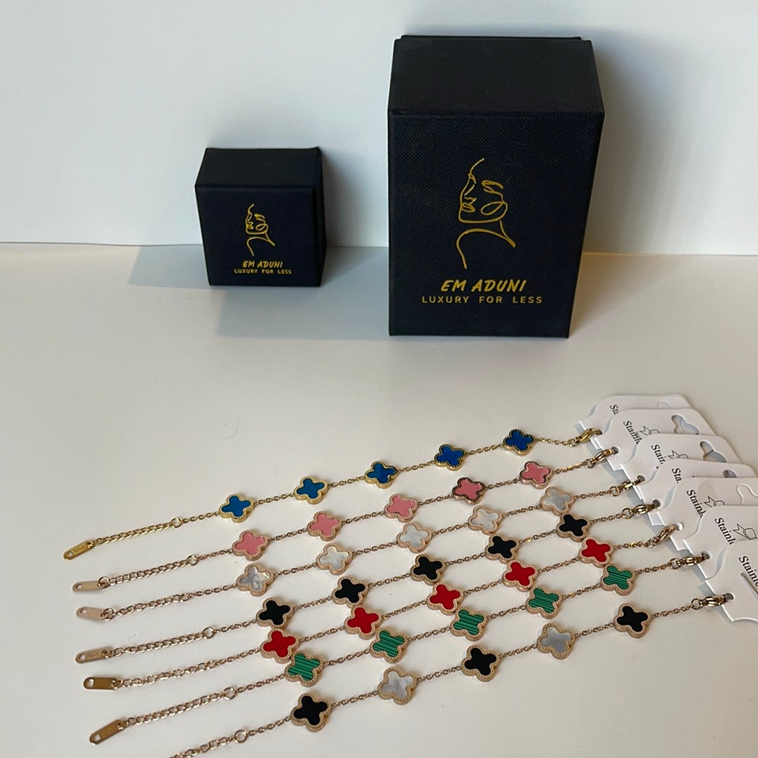 Clover Golden Color Bracelet