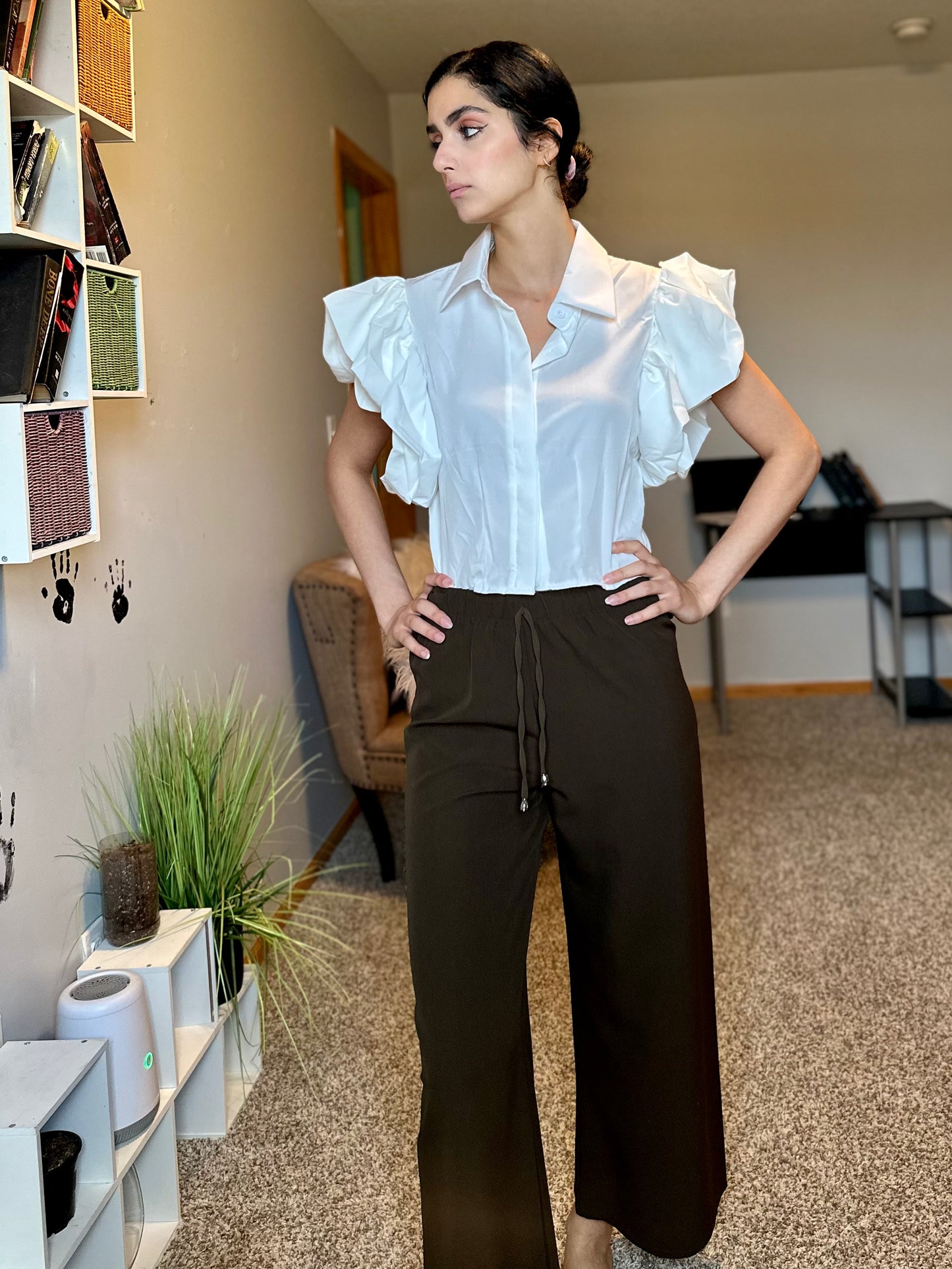 Light Draw String Loose Fit Pants