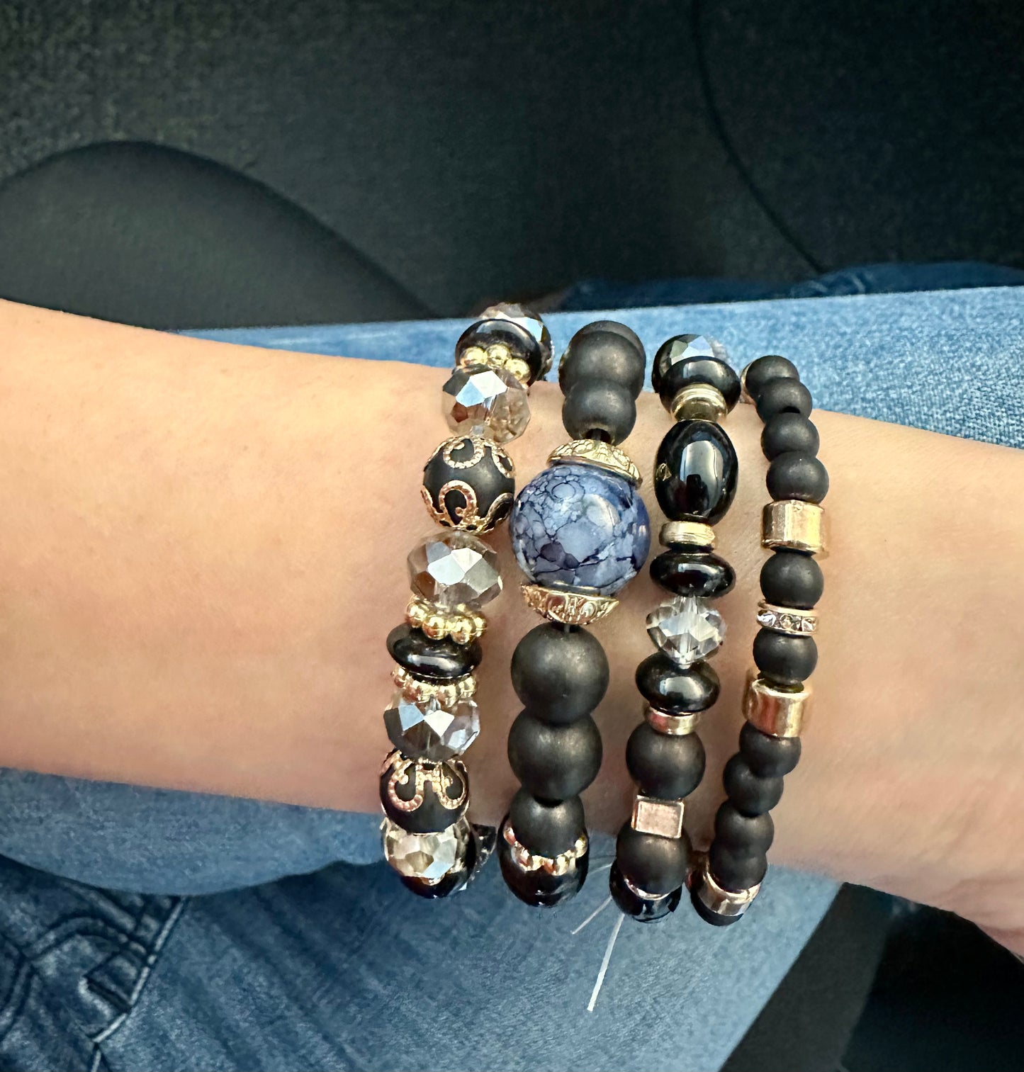 Hand Made (beaded bracelet set)