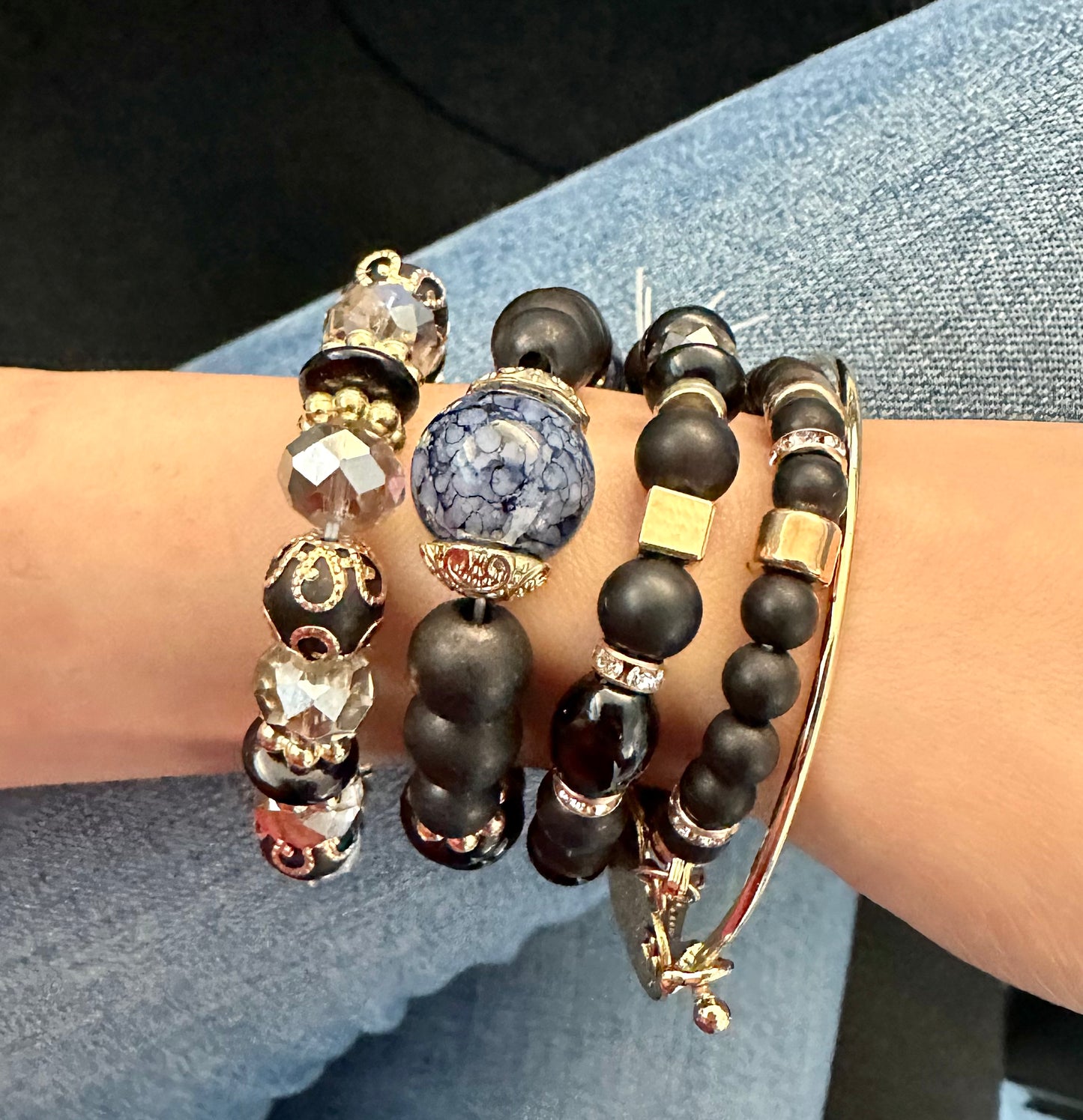 Hand Made (beaded bracelet set)