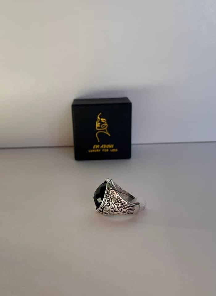 Silver/gold men’s ring
