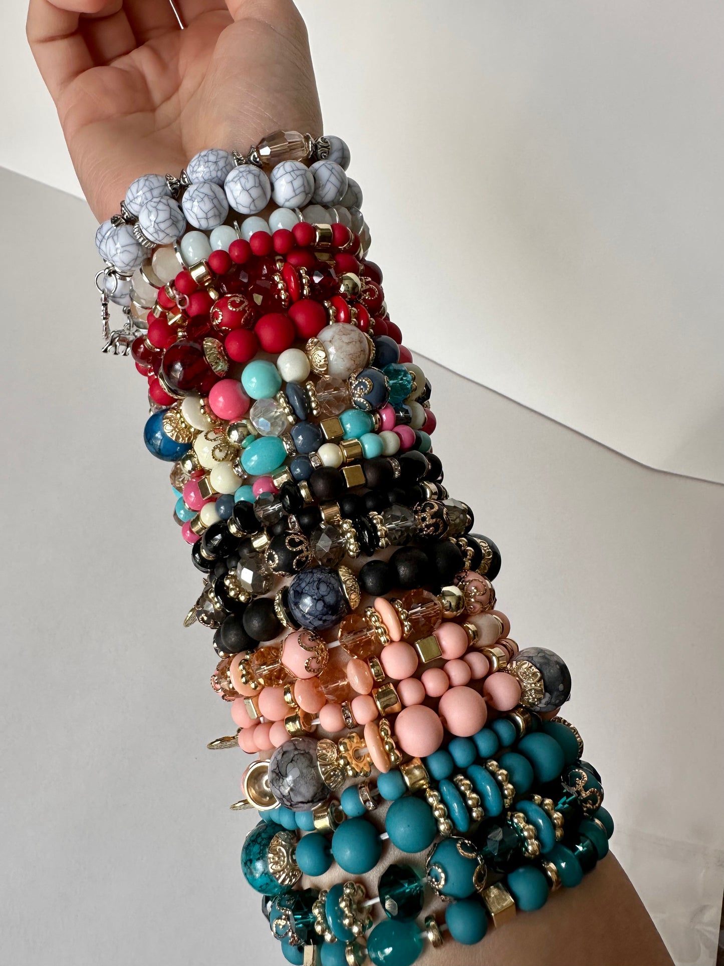 Hand Made (beaded bracelet set)