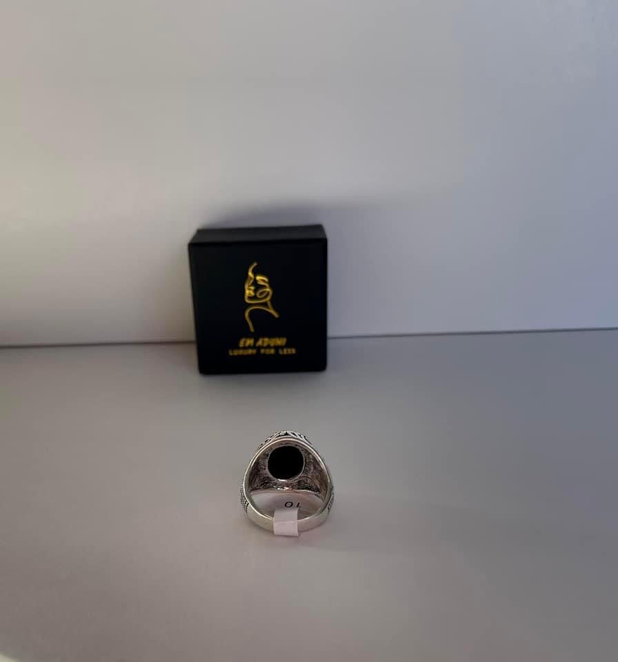 Silver/gold men’s ring