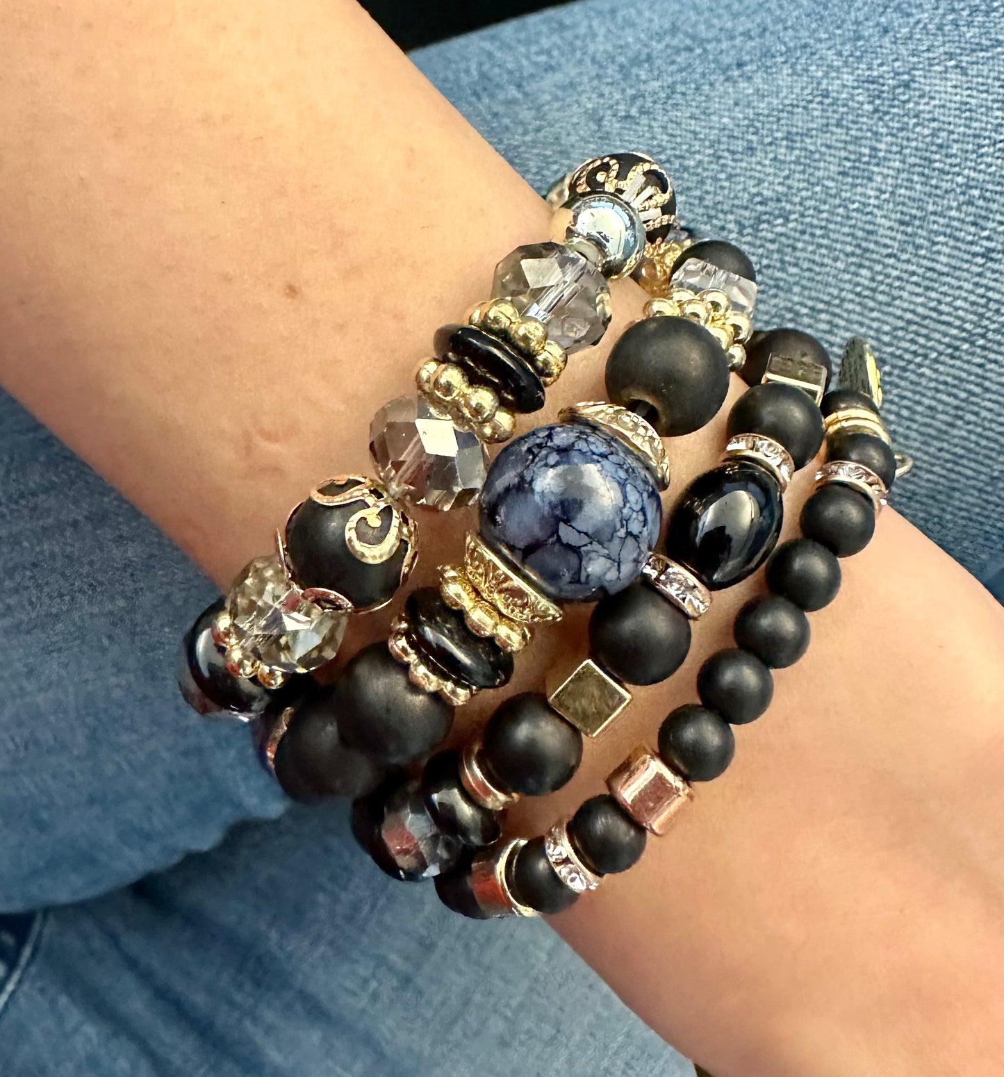 Hand Made (beaded bracelet set)