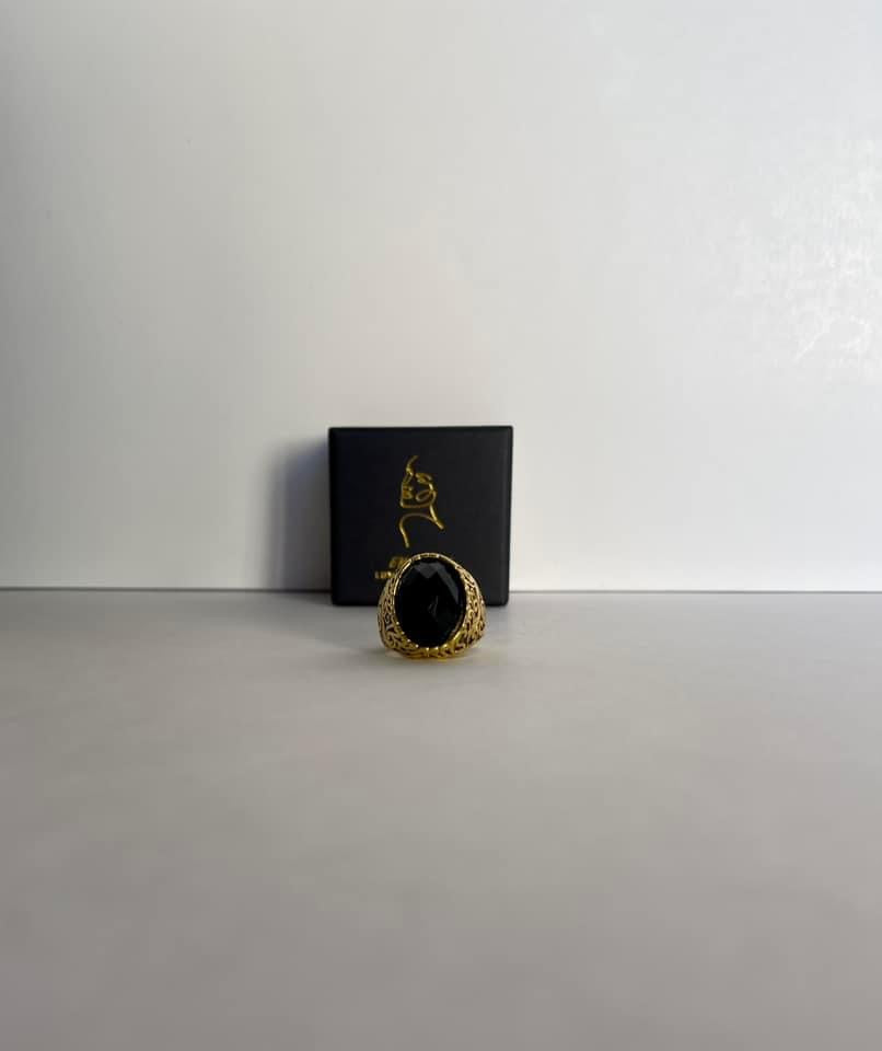 Silver/gold men’s ring