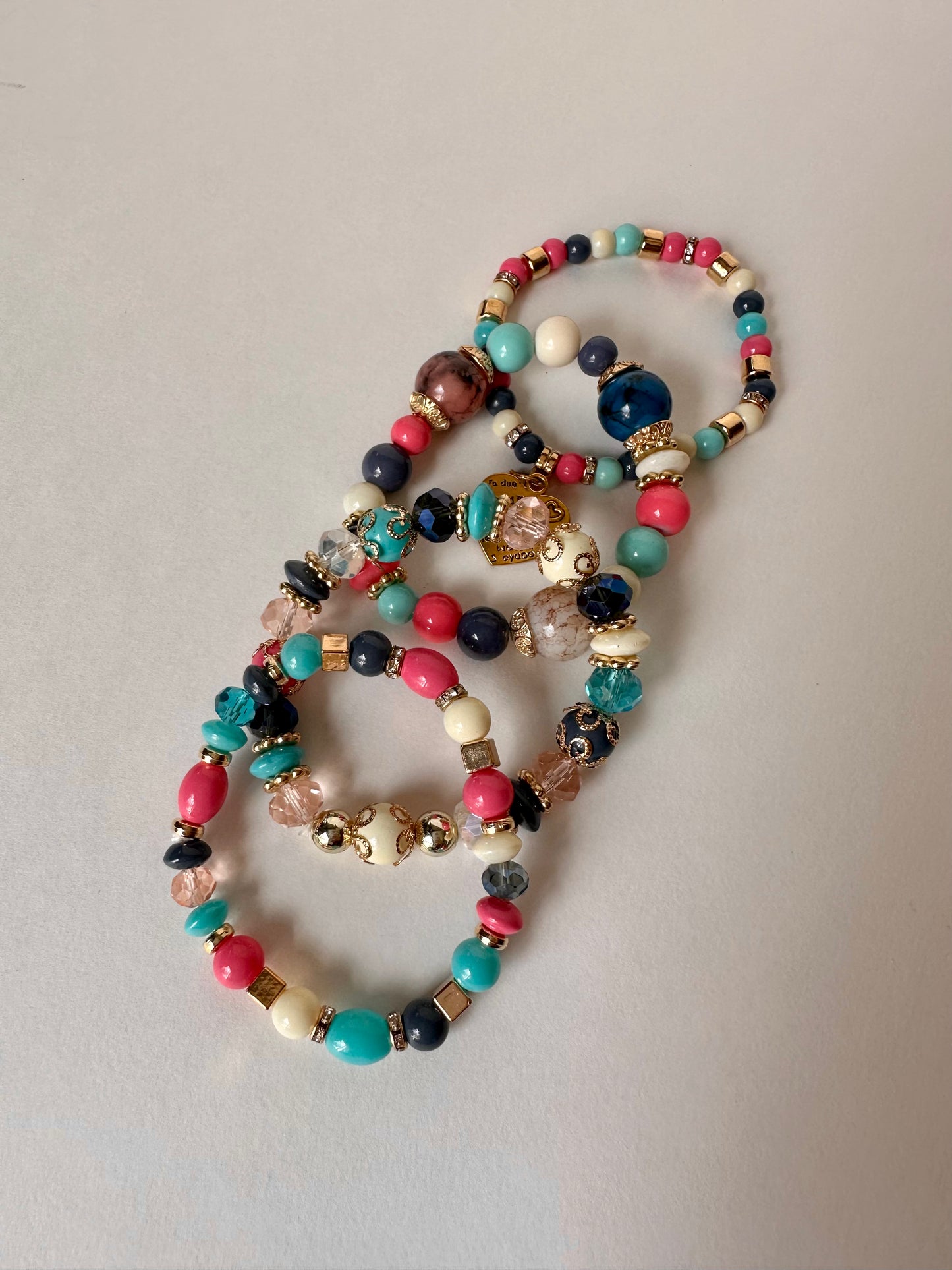 Hand Made (beaded bracelet set)