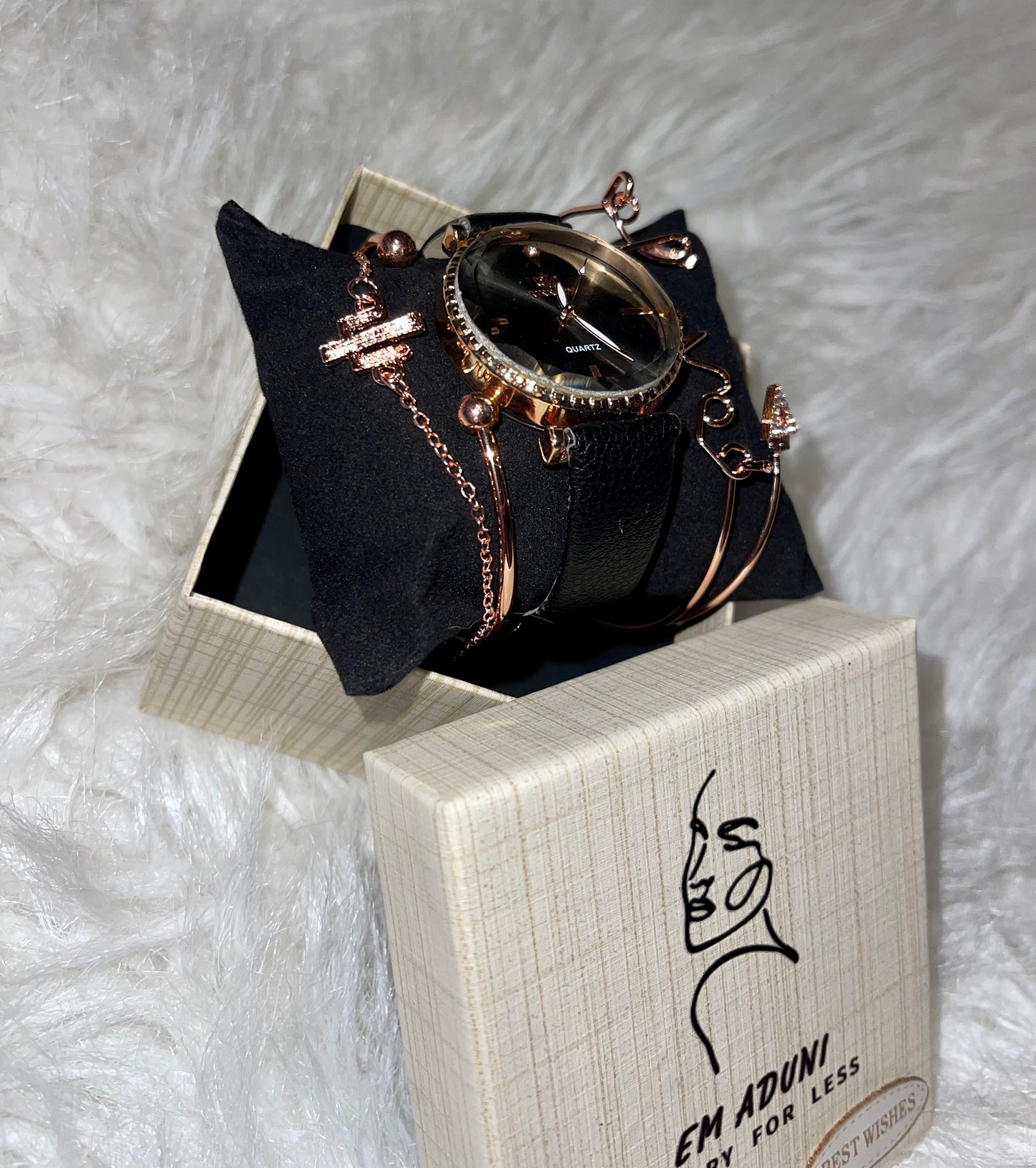 Women 5 piece watch set