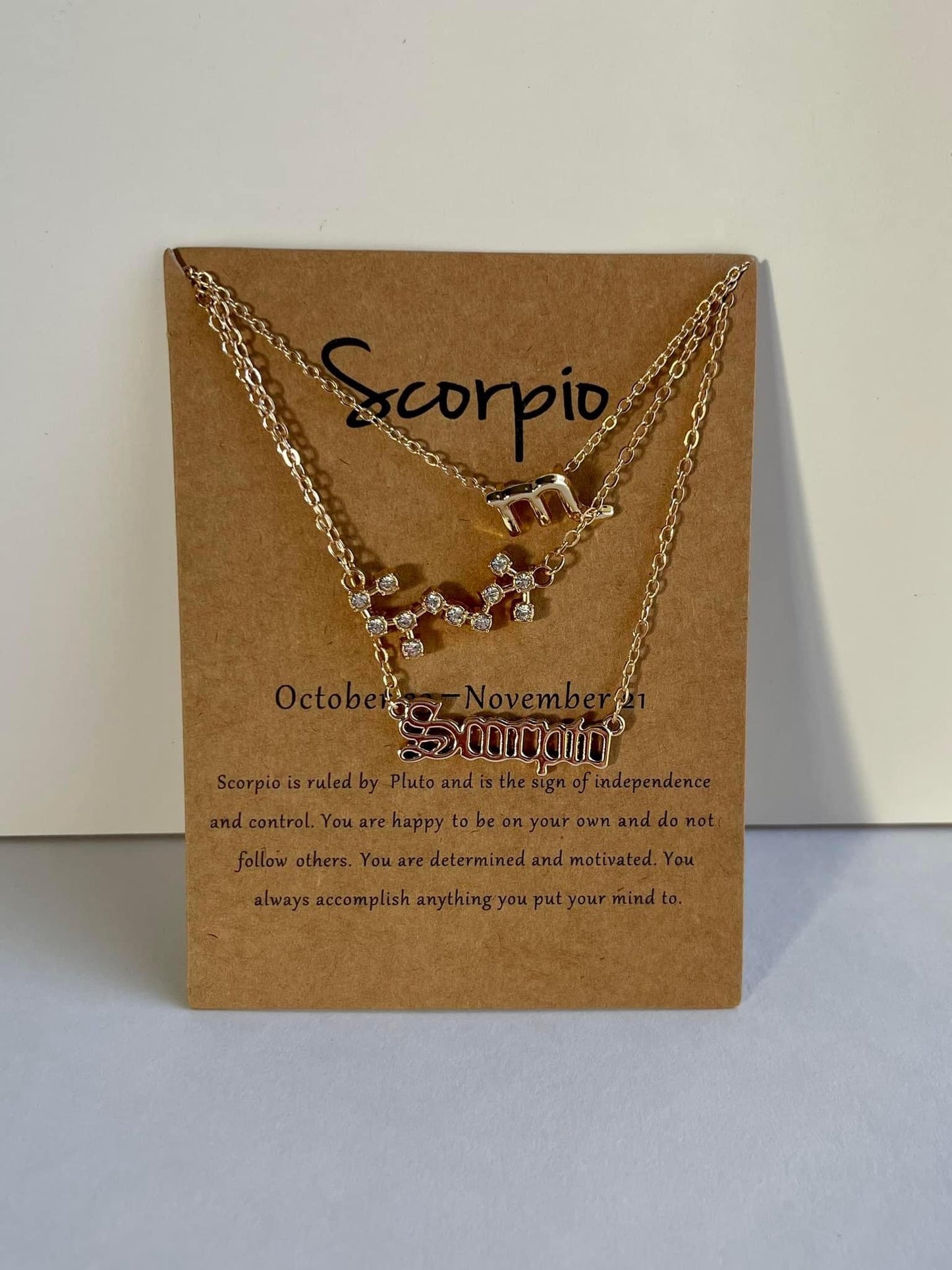 Zodiac 3 necklace pieces