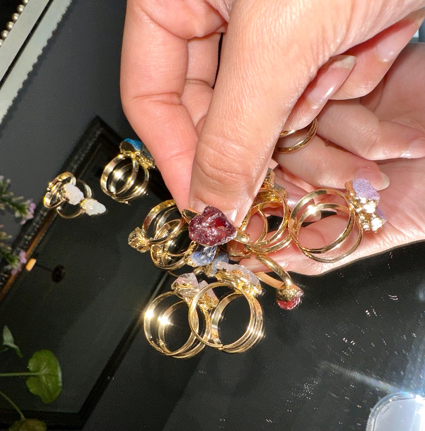 Healing Gem Gold Plated