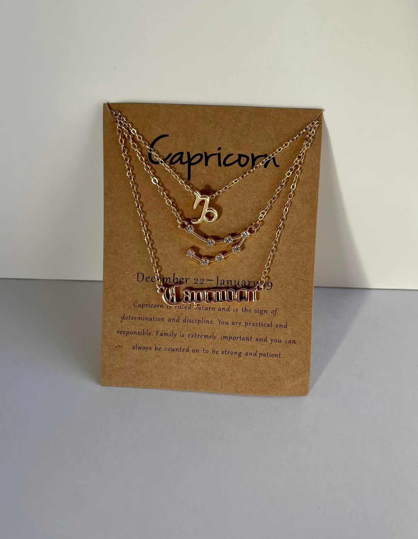 Zodiac 3 necklace pieces