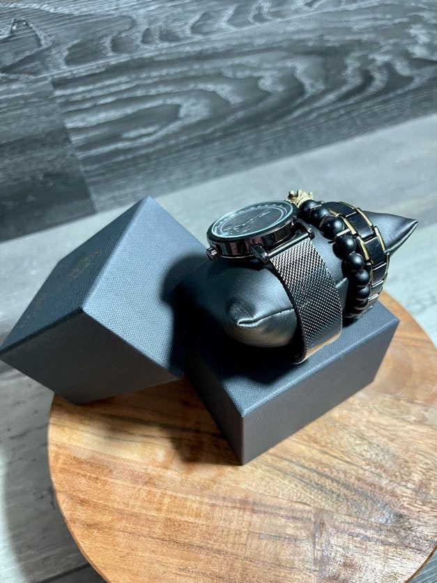 Men 3 piece watch set