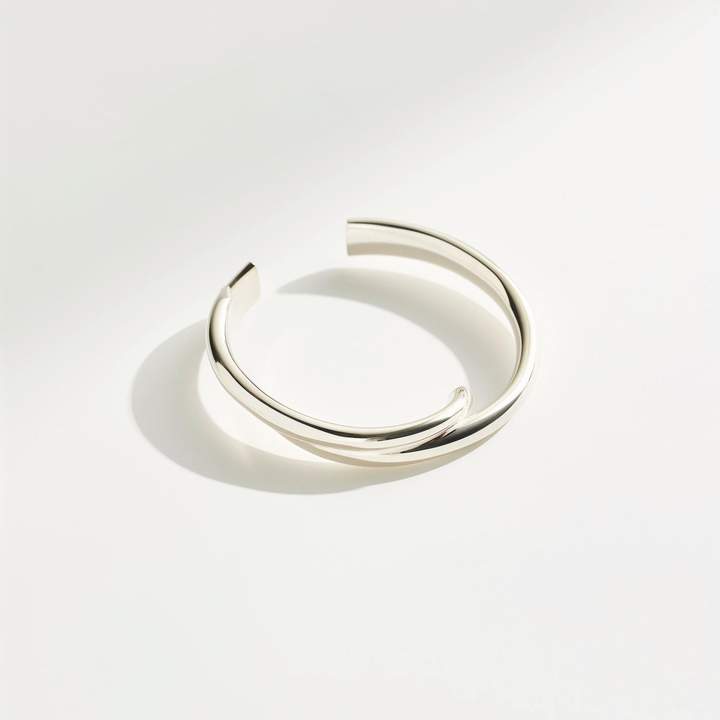 White Gold Bangle