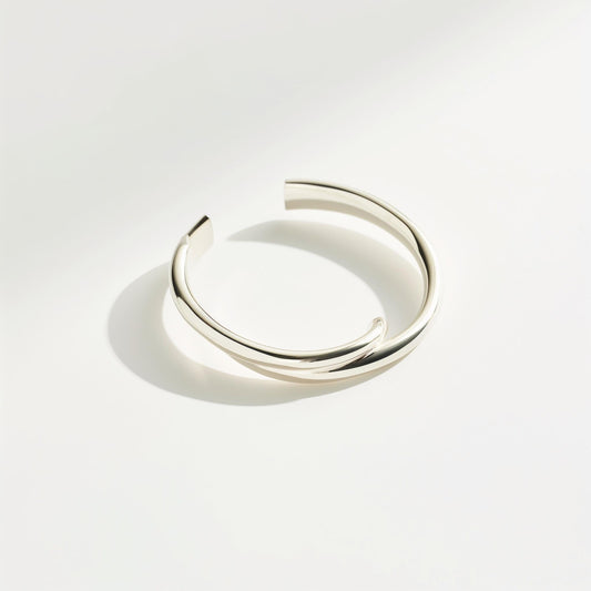 White Gold Bangle